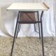Desk, drawing table in wood and metal – 60s/70s