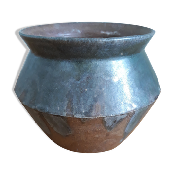 Vase pot en céramique signé C. Greber