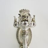 Pair of Art Deco wall lights from the 1940s designed by Bruno Chiarini