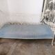 Bed, wrought iron bench