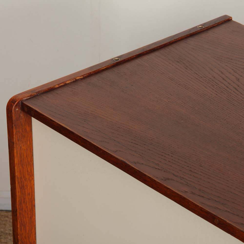 Yellow and white commode by Jiri Jiroutek, model U-452, 1960.