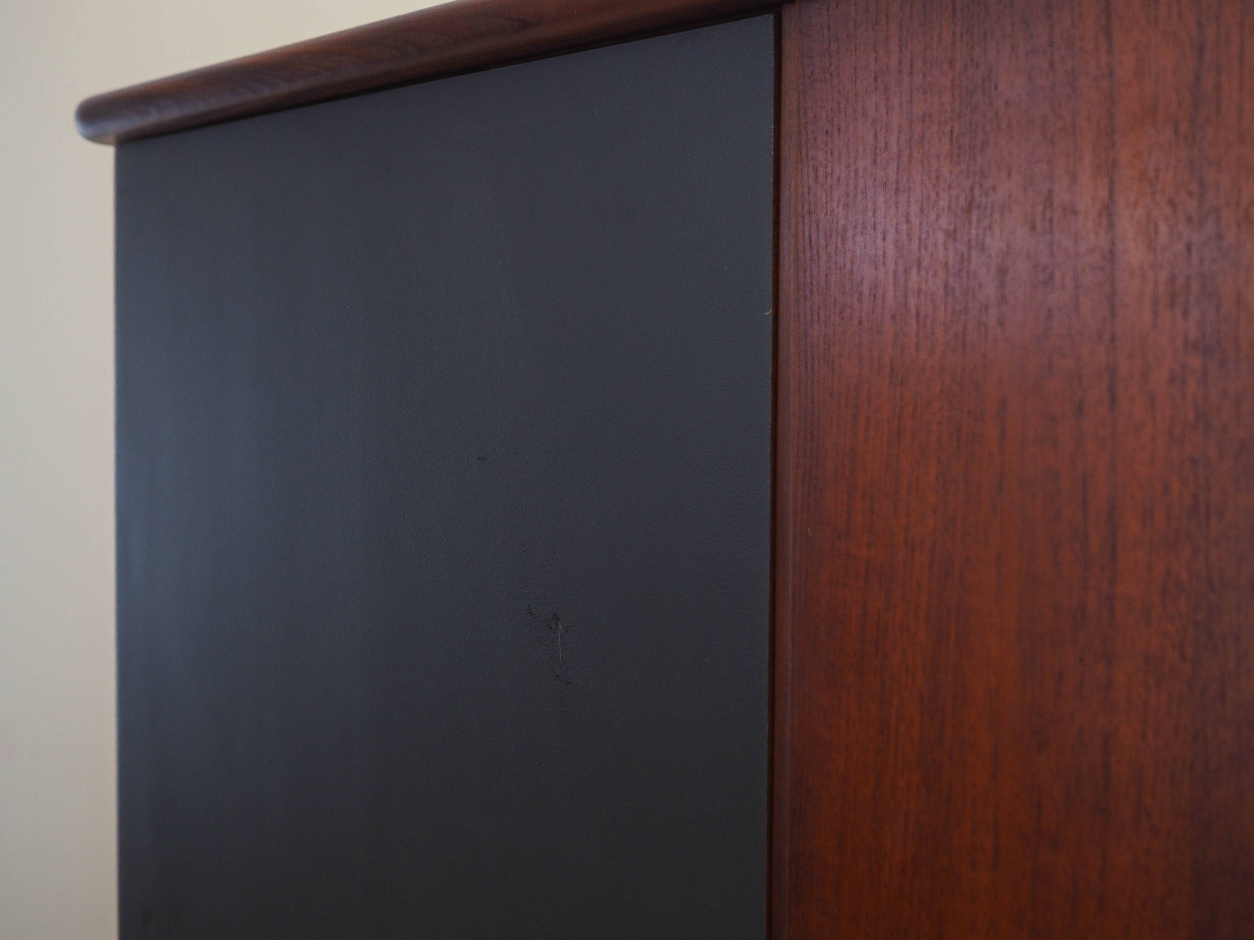 Teak wardrobe, Danish design, 1960s, production: Denmark