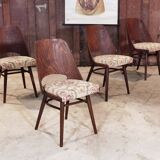 Suite de 4 chaises Ton 514 Oswald Haerdtl