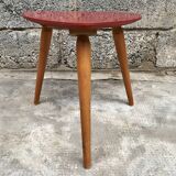 Triangular table tripod red