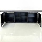 Lodovico Acerbis, Giotto Stoppino Sheraton sideboard in glossy black lacquer