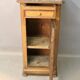 Louis Philippe bedside table in walnut with false drawers
