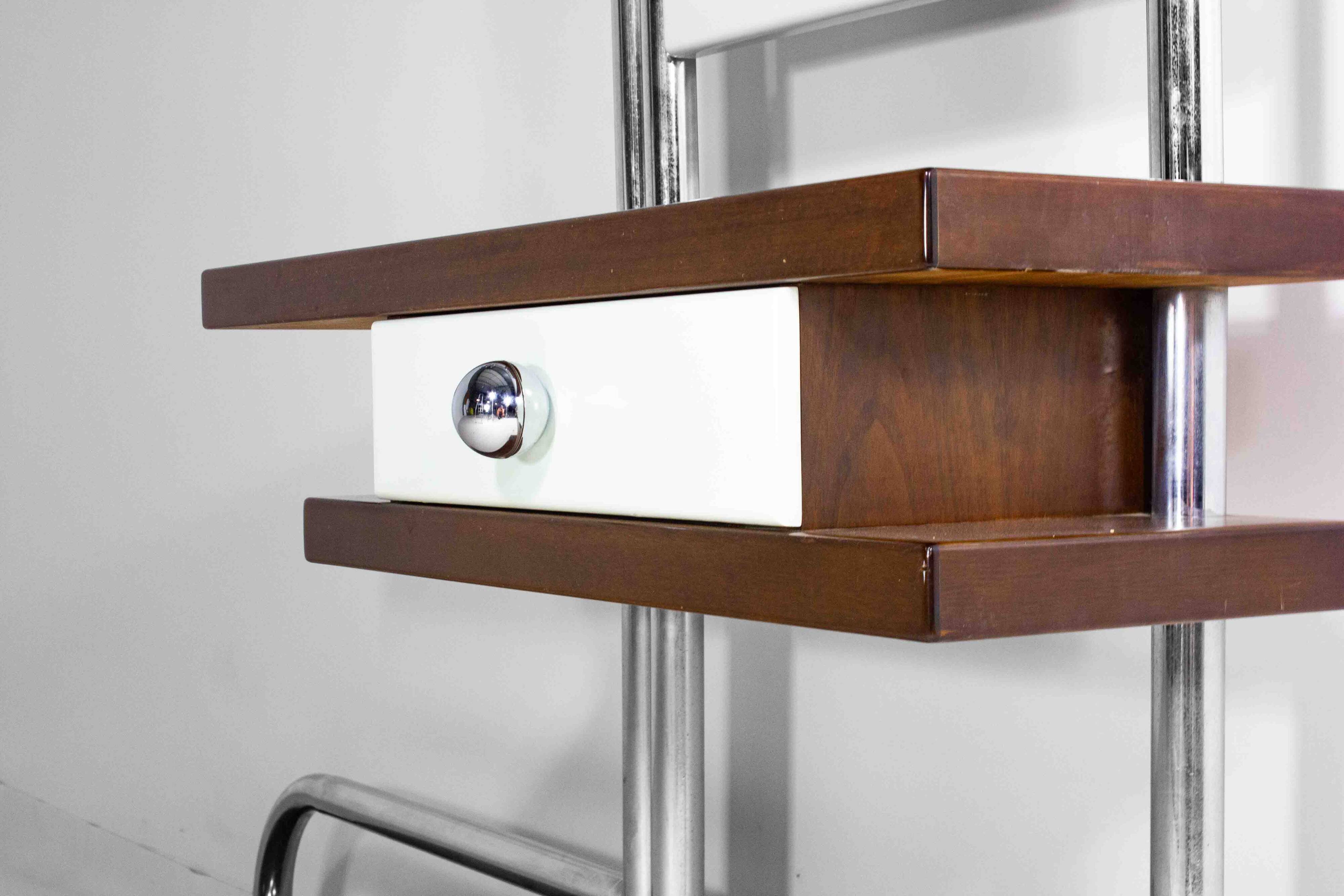 Modernist space age Italian coat rack, 1960s
