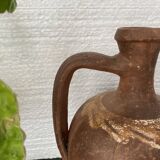 Cruche turque en argile ancienne vases en argile vintage