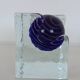 Glass candlestick, 80s