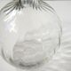 Ribbed blown glass decanter - twisted