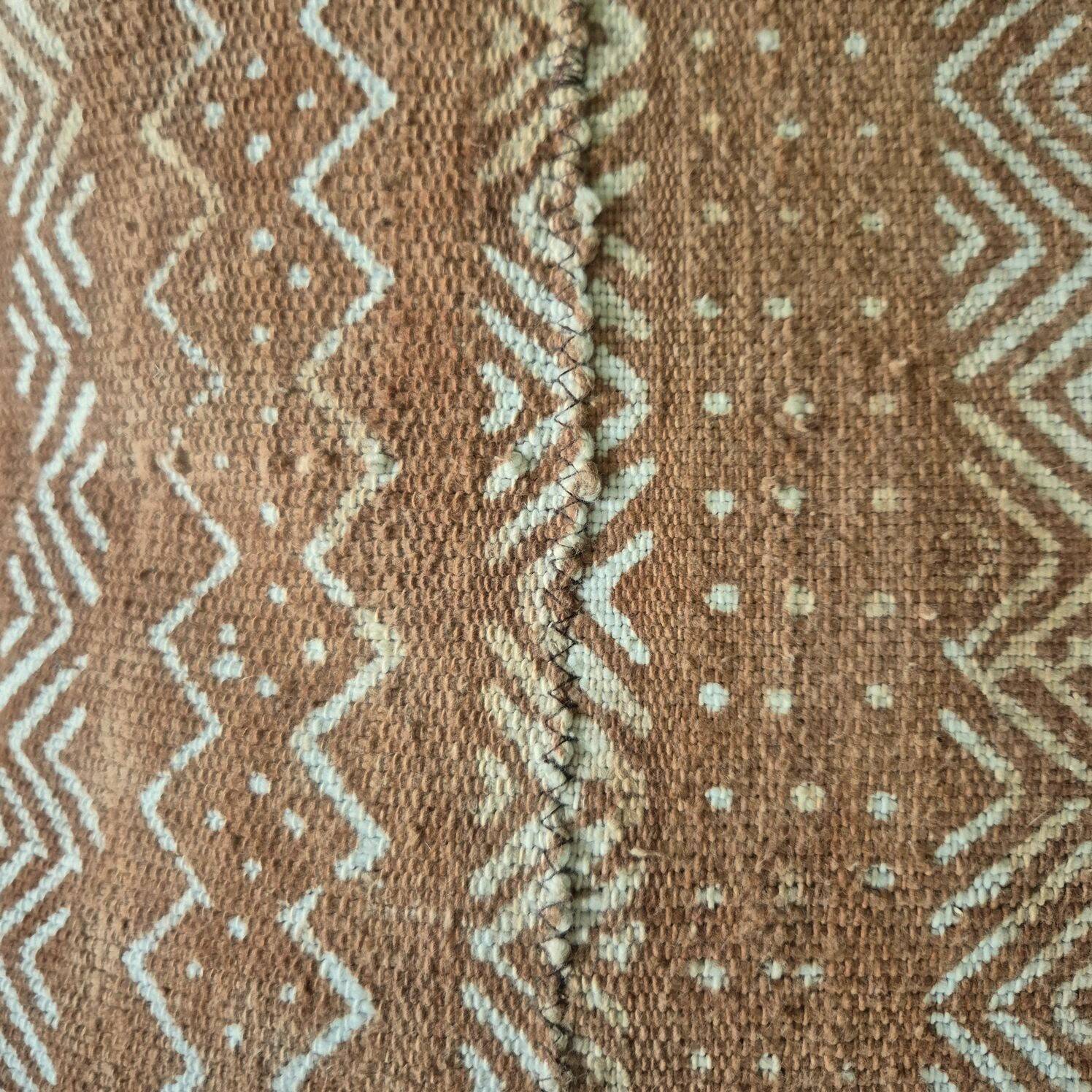 Cushion cover in old bogolan fabric