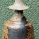 Bottle vase in pyrite stoneware, signed Jean Linard (1931-2010)