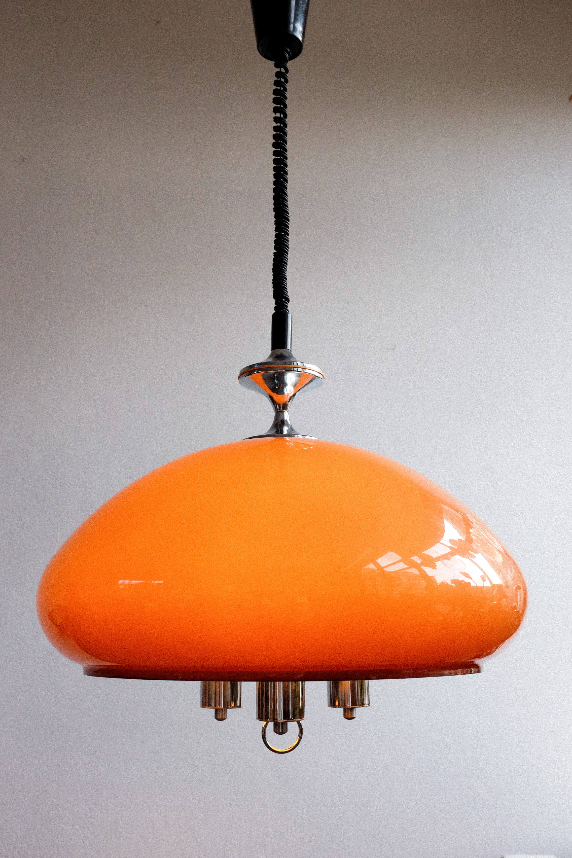 Space Age Hungarian Adjustable Pendant by Szarvasi, 1970s