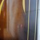 Vintage Chinese cabinet gold leaf / flowers and birds / bohemian