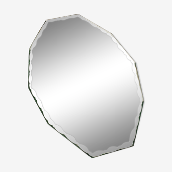 Beaded beveled mirror