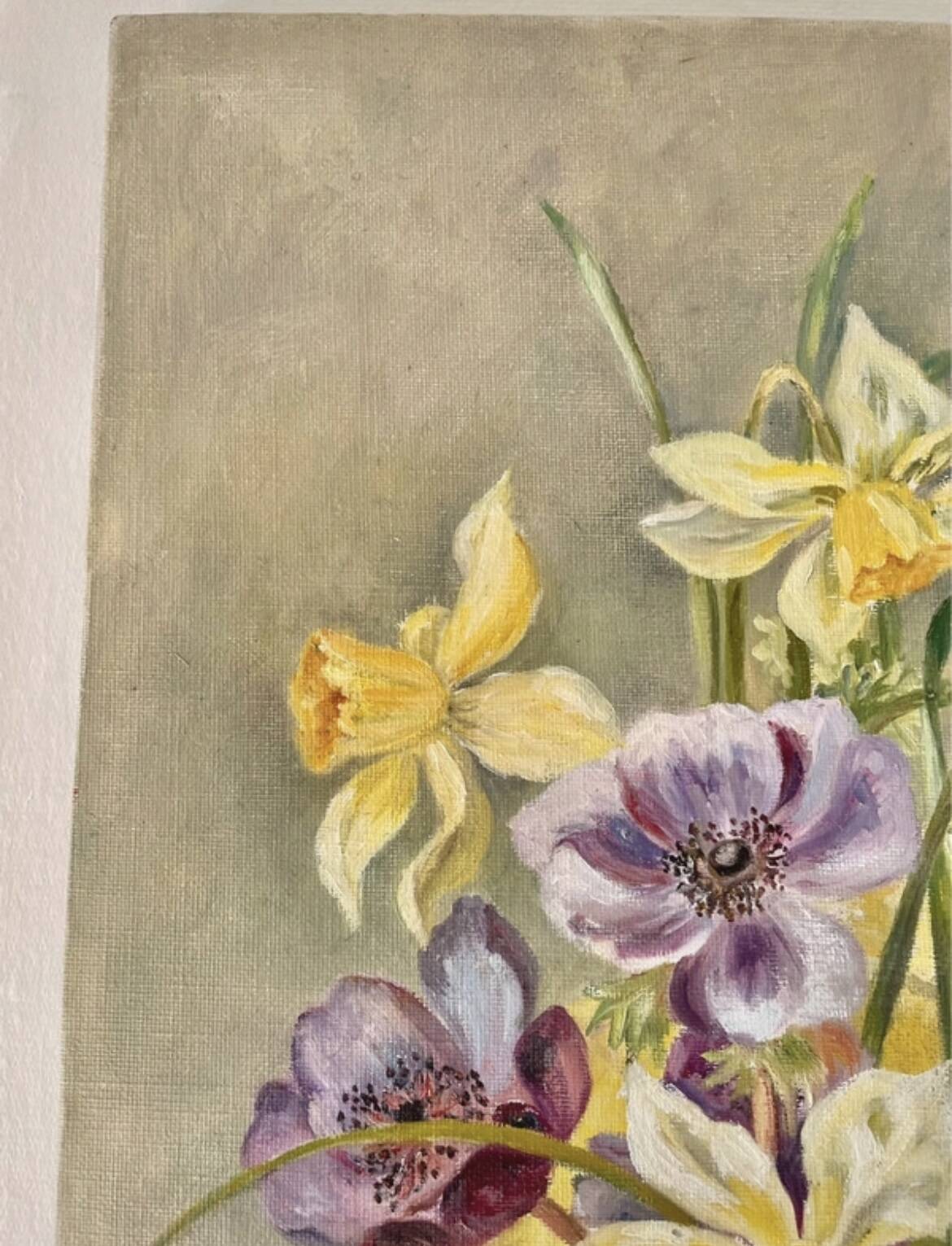 Ancient floral tableau