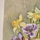 Ancient floral tableau