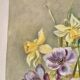 Tableau ancien floral