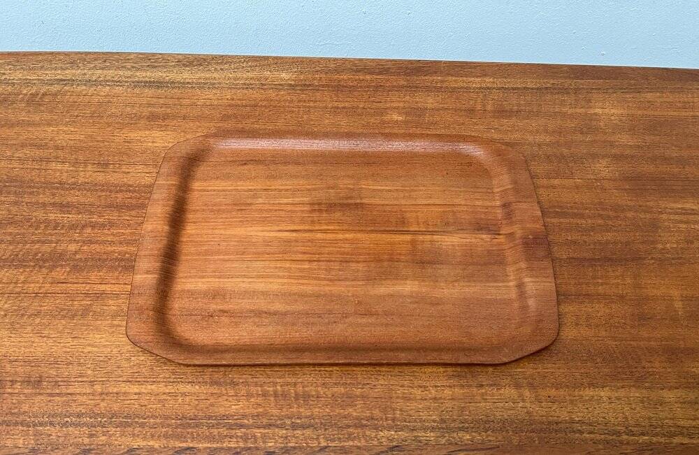 Scandinavian teak plateau from the mid-century, 1960s.