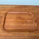 Scandinavian teak plateau from the mid-century, 1960s.