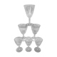 Set de 6 petits verres à liqueur