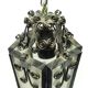 Lampe à pendentif brutaliste, Pologne, années 1970