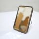 Vintage beveled barber mirror to pose or hang 15cm x 10cm