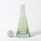 Stylish Spirit Decanter with Grey Original Stopper / Italy / 1960s