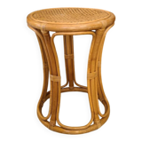 Rattan and Indonesian caning stool