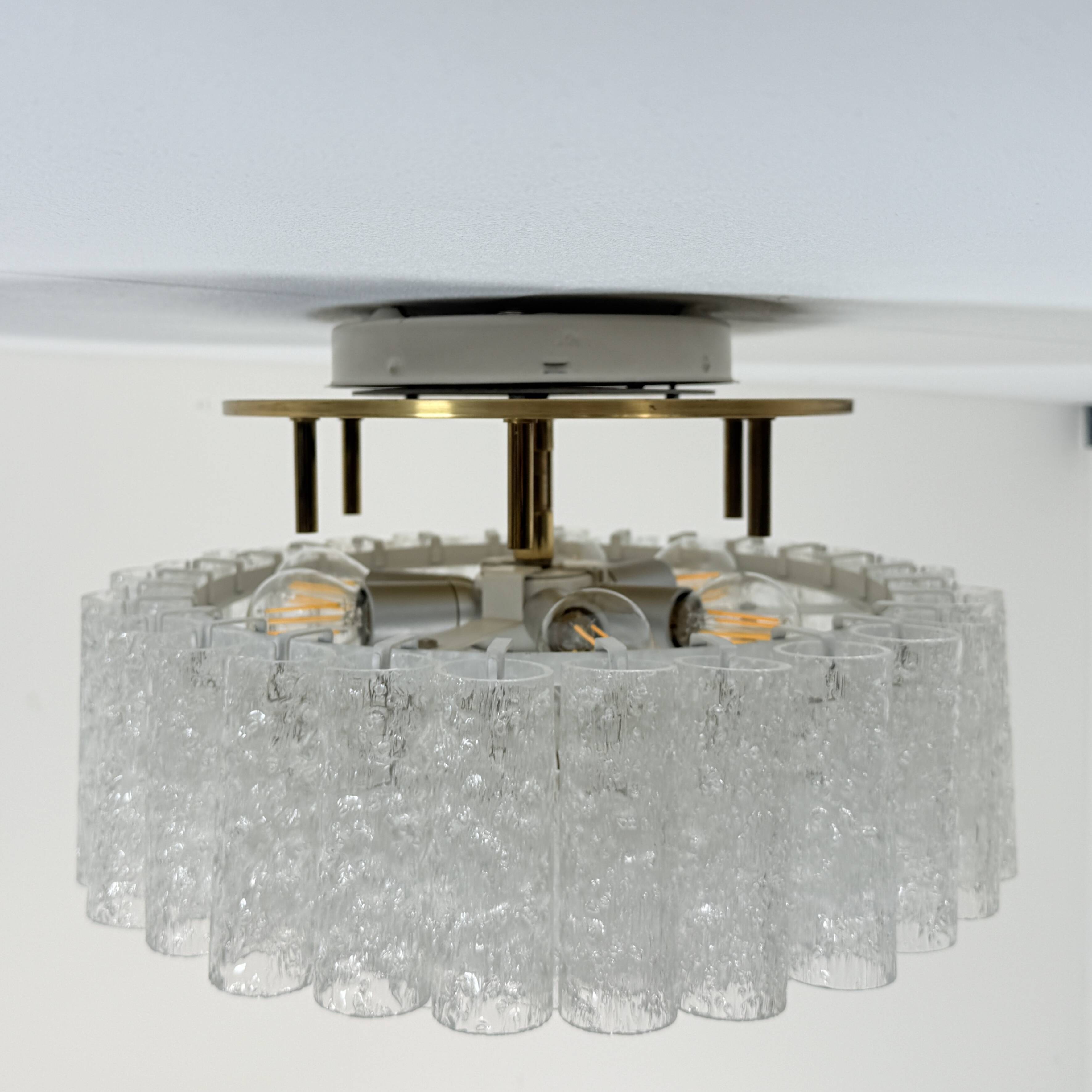Doria Leuchten 4-Tier Murano Glass Ceiling Chandelier