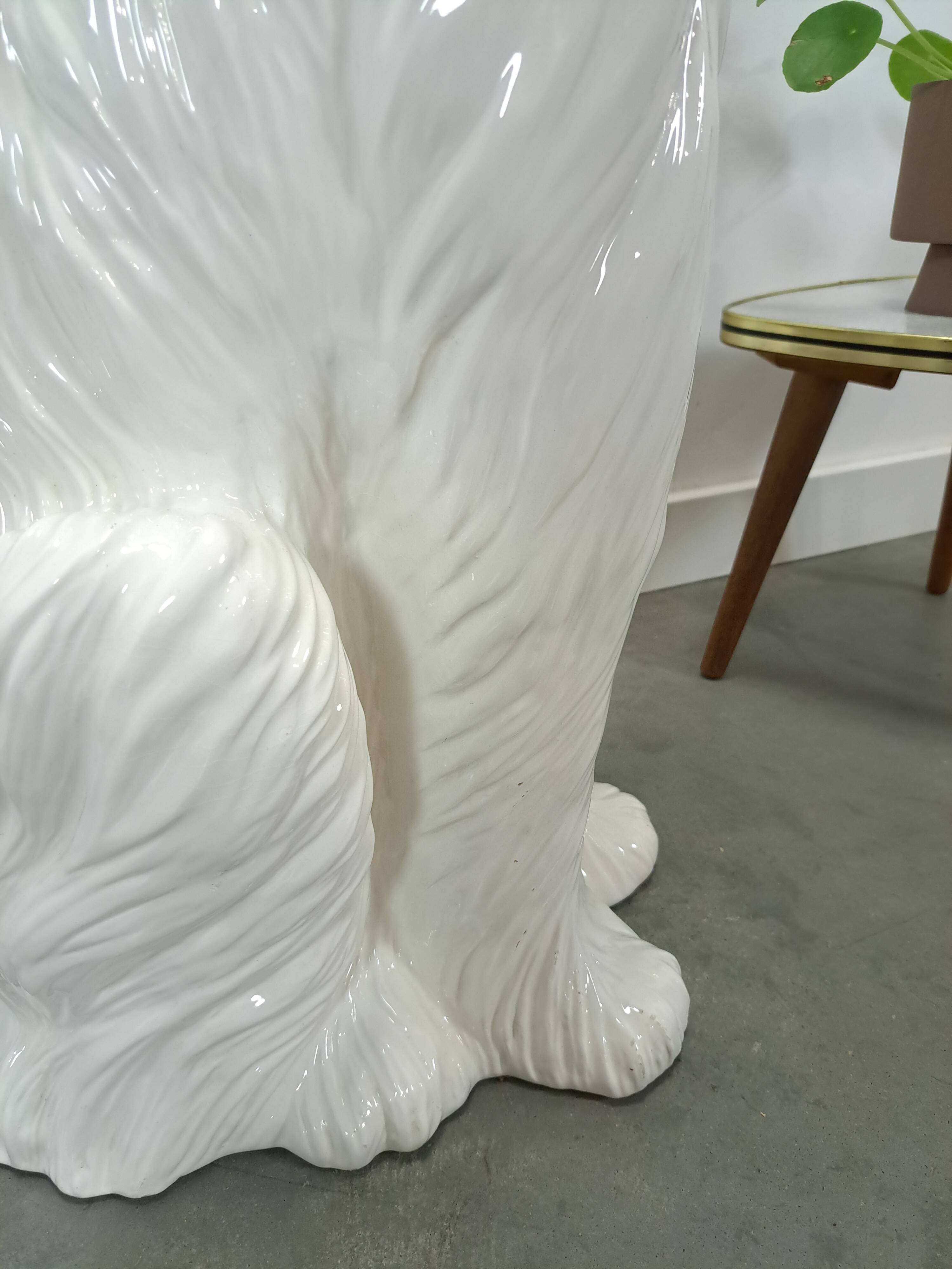 Groot Italiaans keramieken beeld hond