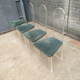 4 Plexiglas Roche and Bobois chairs
