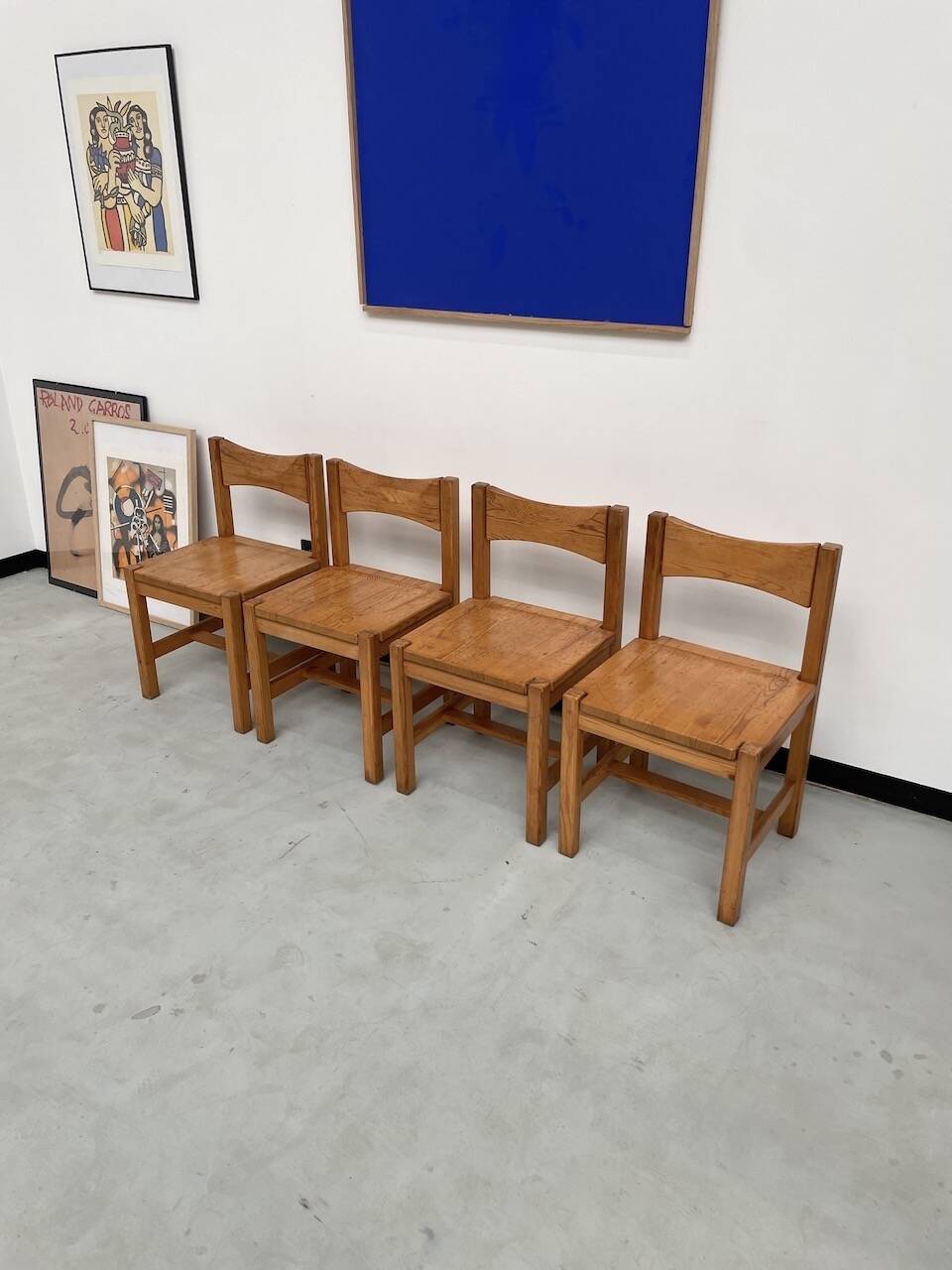 Table pin et chaises « hongisto » Ilmari Tapiovaara