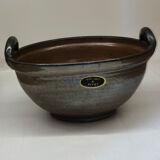 Belgian stoneware dish signed