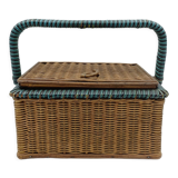 Panier à couture en osier
