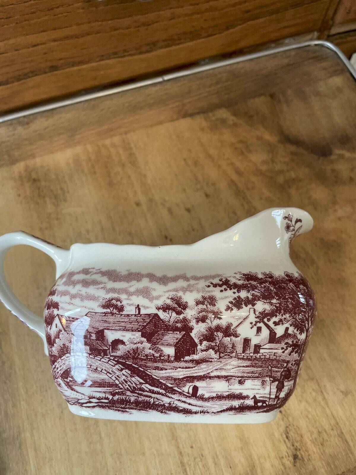 Grindley Homeland English earthenware milk jug