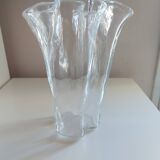Crumpled Finnish Glass Vase