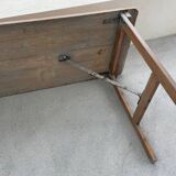 brasserie table - folding wooden guinguette