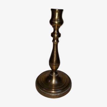 Antique brass candlestick
