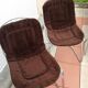 Set of four chrome metal wired chairs by Gastone Rinaldi / vintage 70s