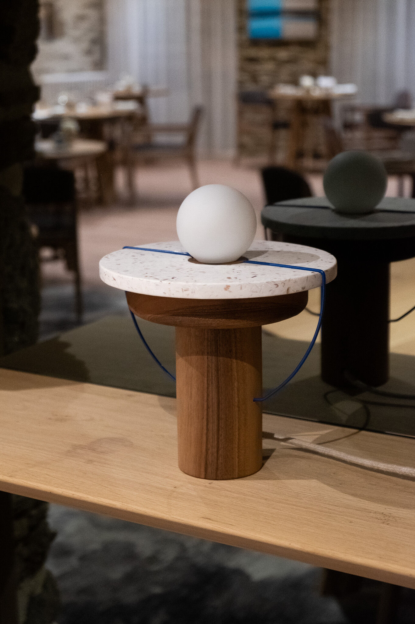 Recycled shell lamp - MA01 - Les Pierres Noires