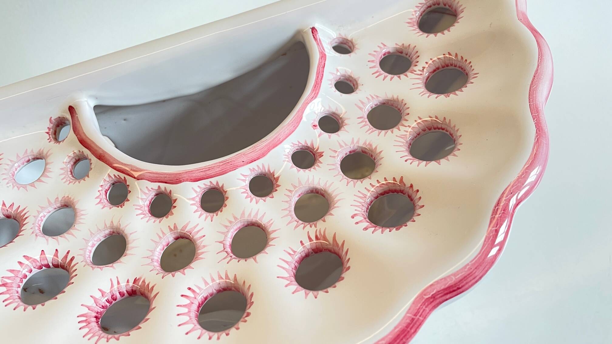 Wall-mounted flower stand, Segries Workshops, Moustiers, France