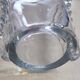 Large oval crystal vase