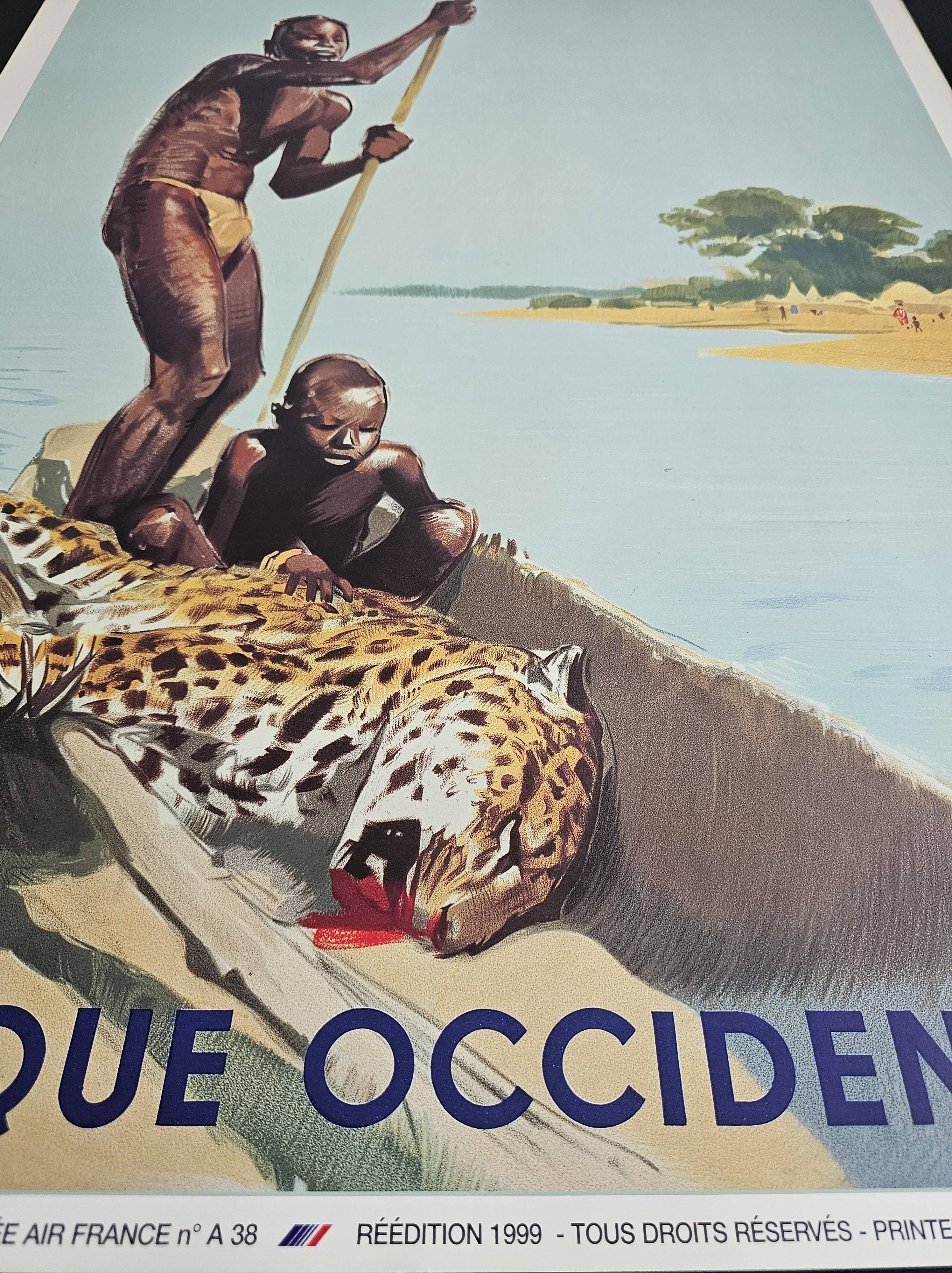 Air France poster - West Africa
