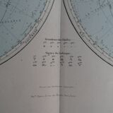 Old celestial planisphere