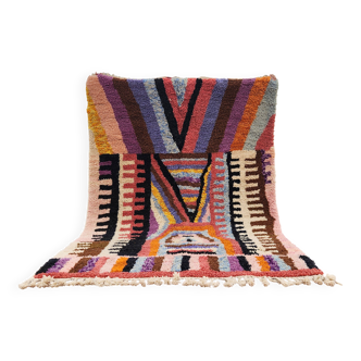 Authentic Beni Ouarain Rug 260x184 cm – Natural Wool