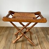Folding stool in beech wood and mulching years 40-50