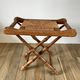 Folding stool in beech wood and mulching years 40-50