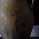 Old sandstone jar
