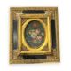Oil on panel, painting on wood depicting a bouquet of flowers